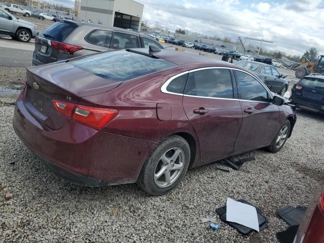  CHEVROLET MALIBU 2016 Burgundy