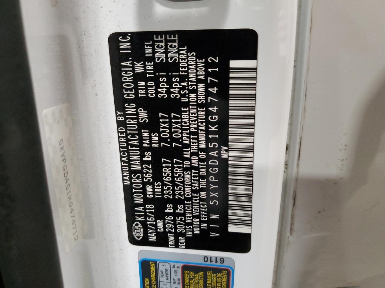 2019 Kia Sorento - Image 13