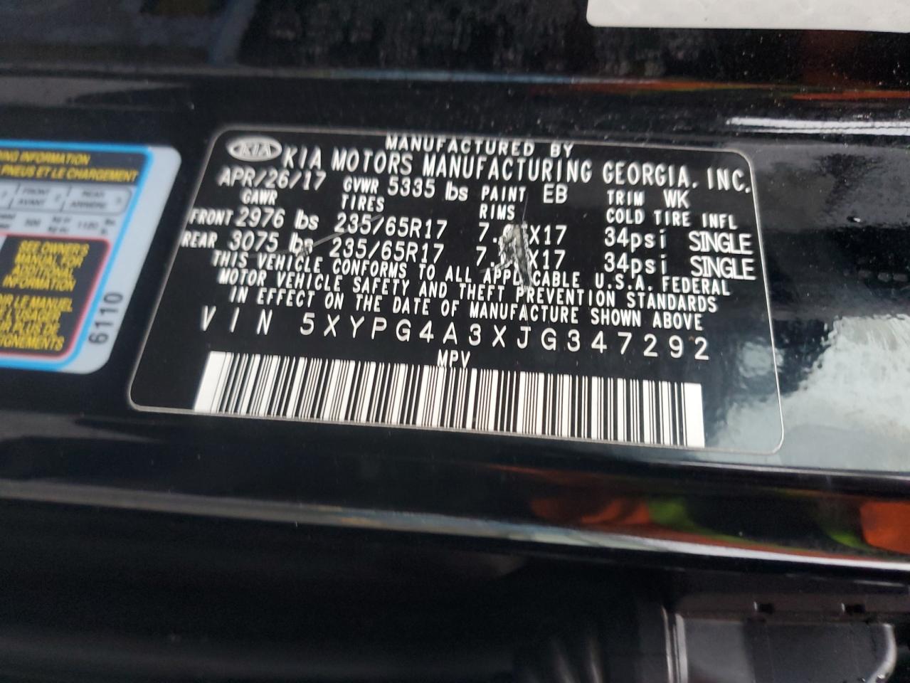 2018 Kia Sorento - Image 14