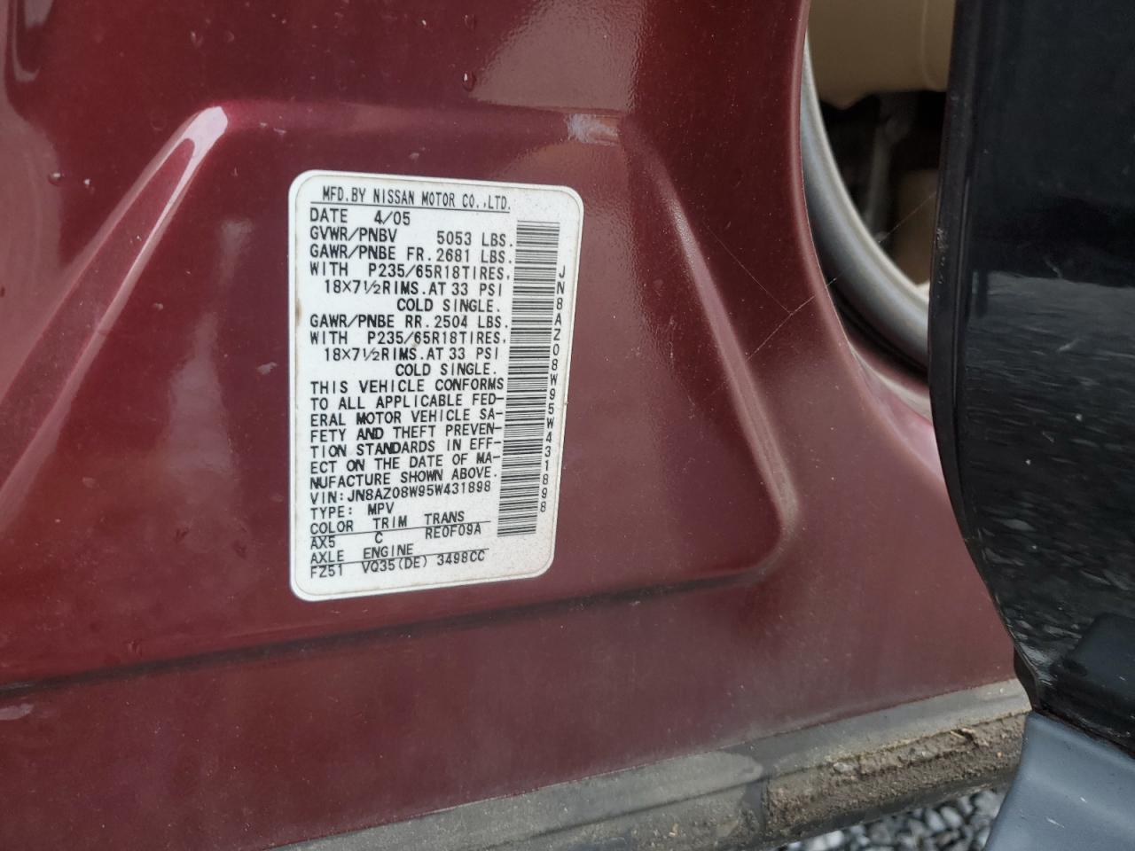 2005 Nissan Murano - Image 15