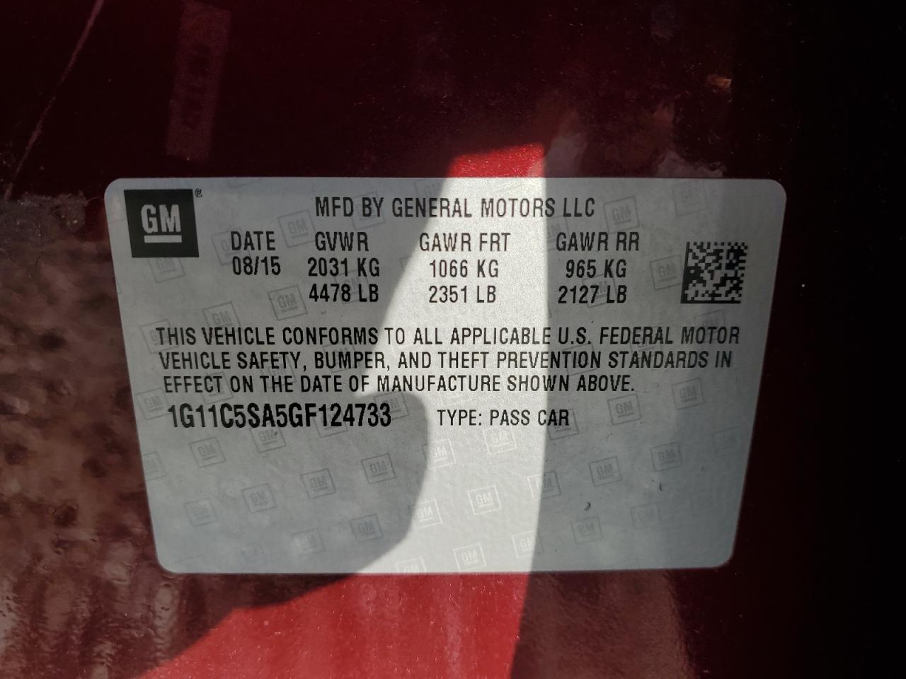 2016 Chevrolet Malibu - Image 12