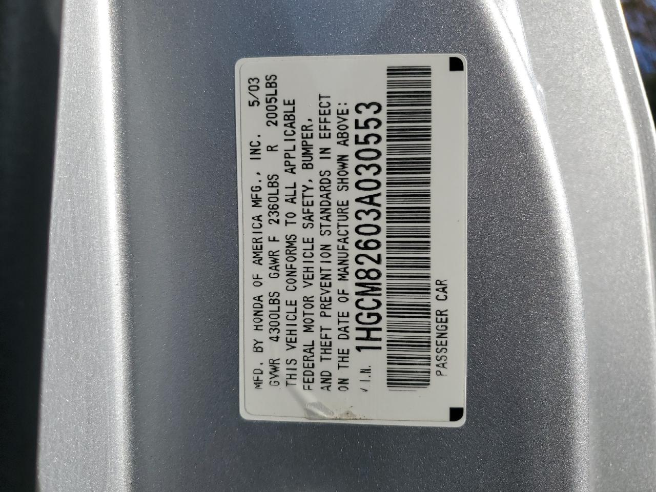 2003 Honda Accord - Image 14