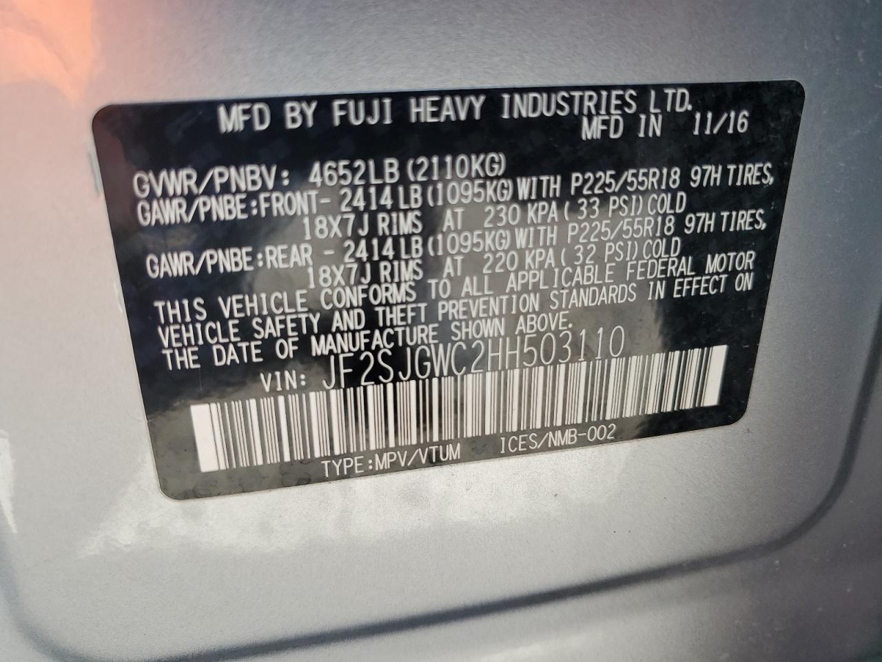 2017 Subaru Forester - Image 12