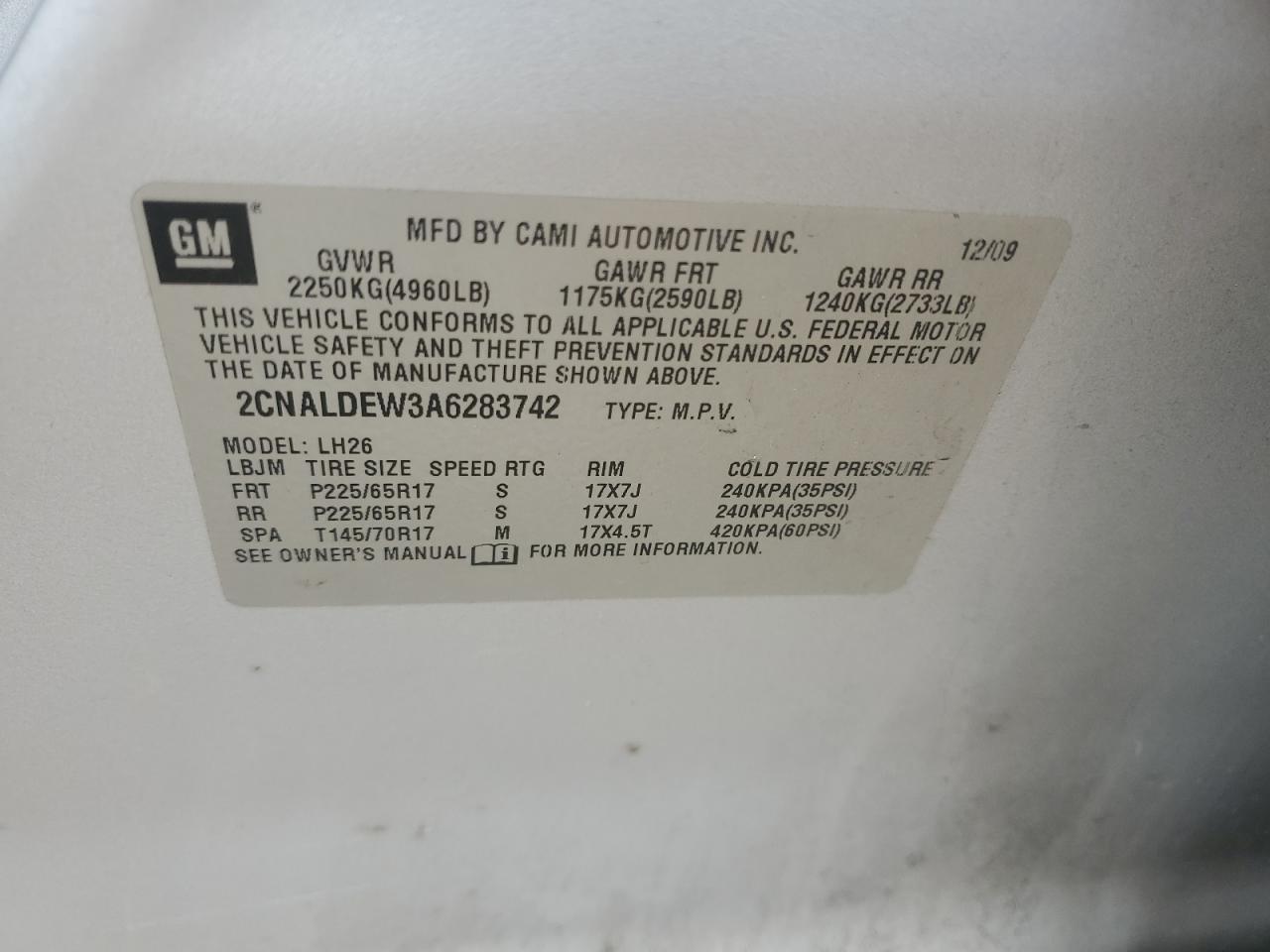2010 Chevrolet Equinox - Image 14