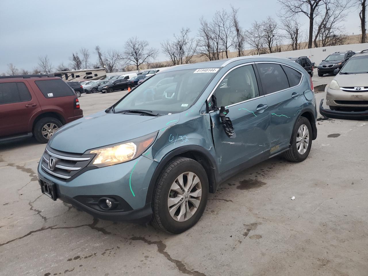 VIN 2HKRM4H77EH632430 2014 HONDA CRV no.1