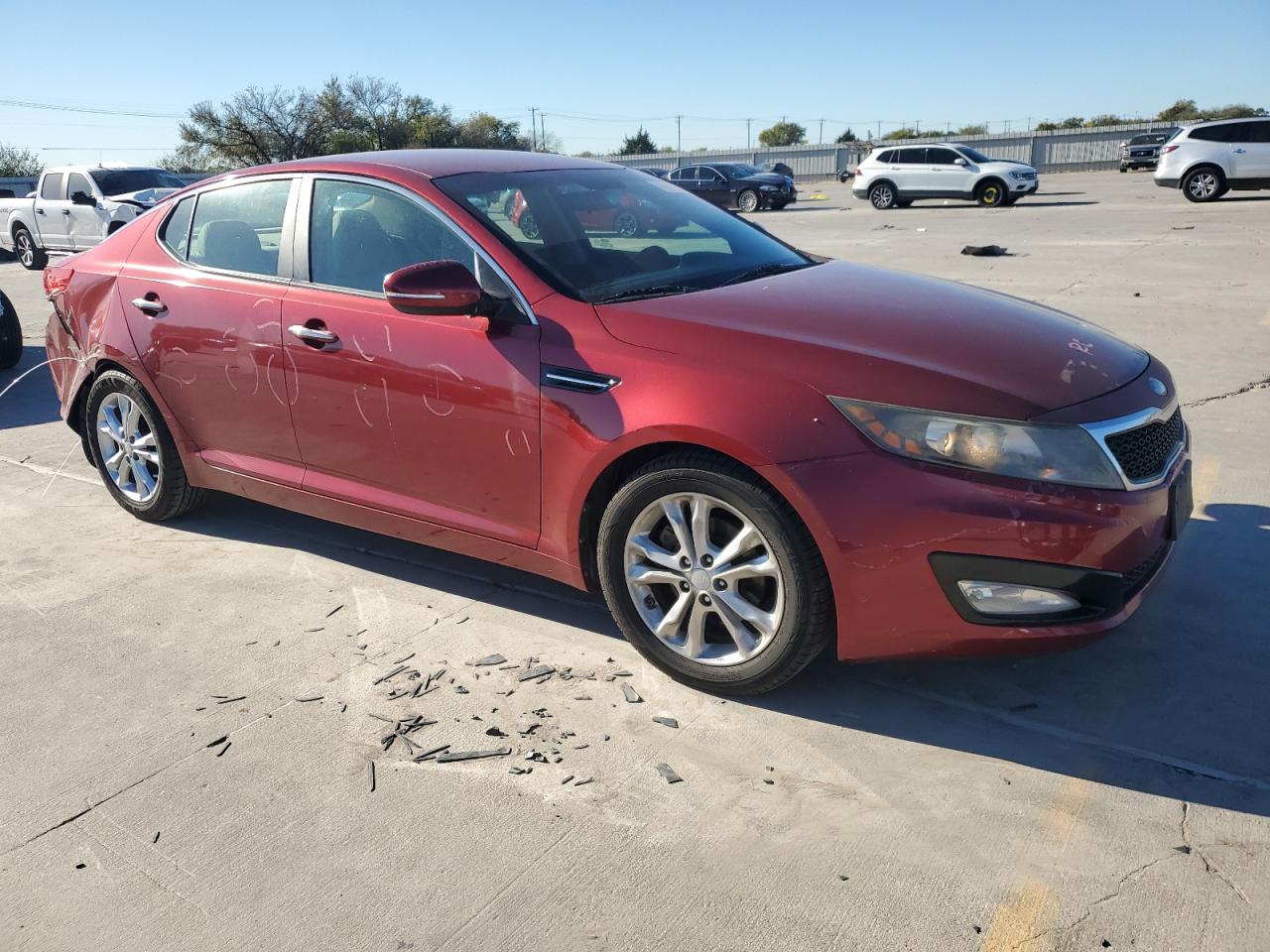 2013 Kia Optima Lx VIN: 5XXGM4A77DG184721 Lot: 80683294