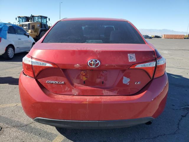  TOYOTA COROLLA 2014 Red