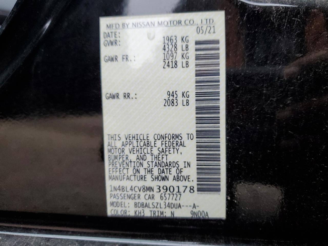 2021 Nissan Altima - Image 12