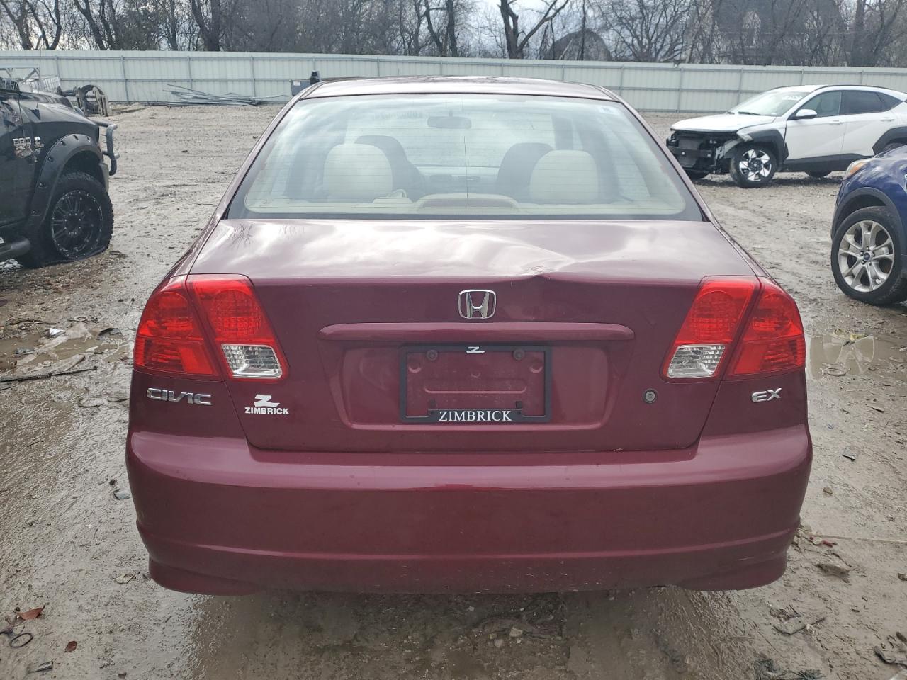 2004 Honda Civic Ex VIN: 1HGES26804L000532 Lot: 80996674