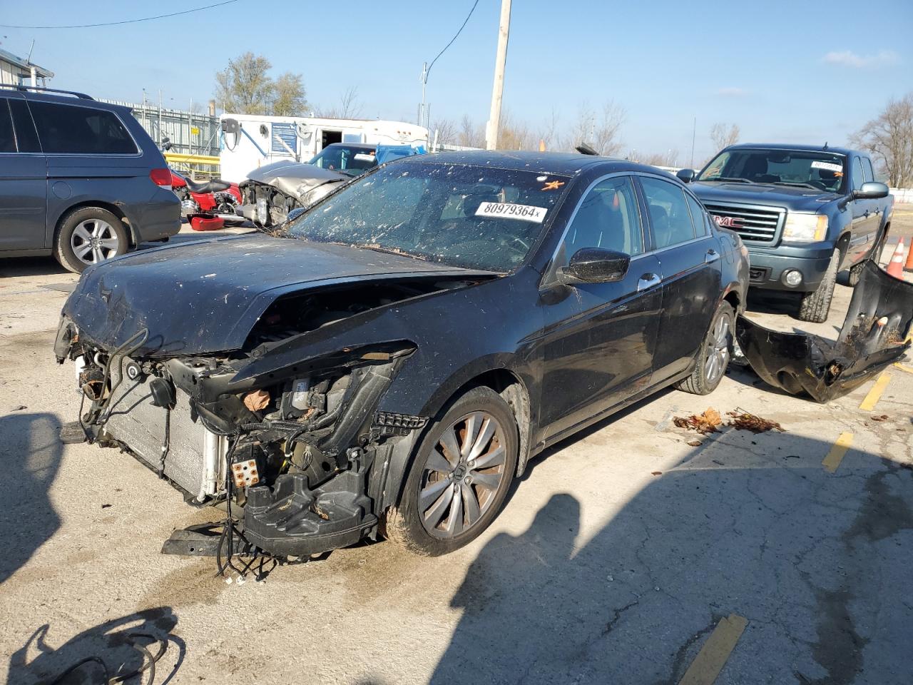 2012 Honda Accord Exl იყიდება Dyer-ში, IN - Front End