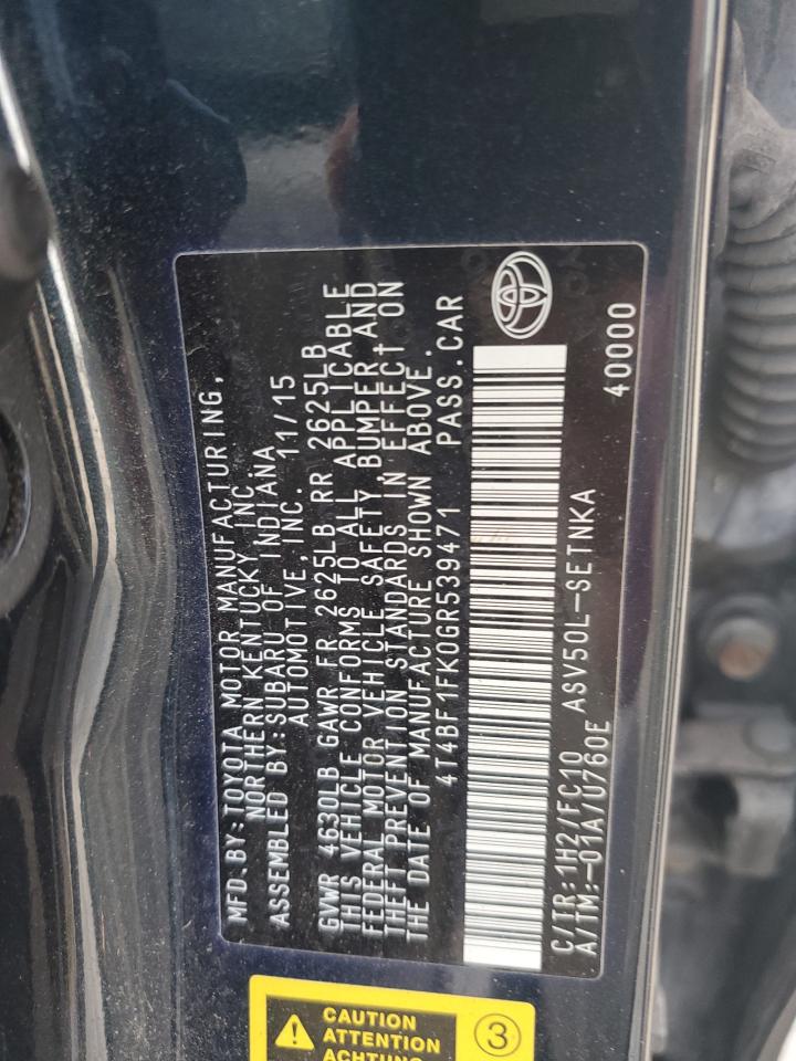 2016 Toyota Camry - Image 12