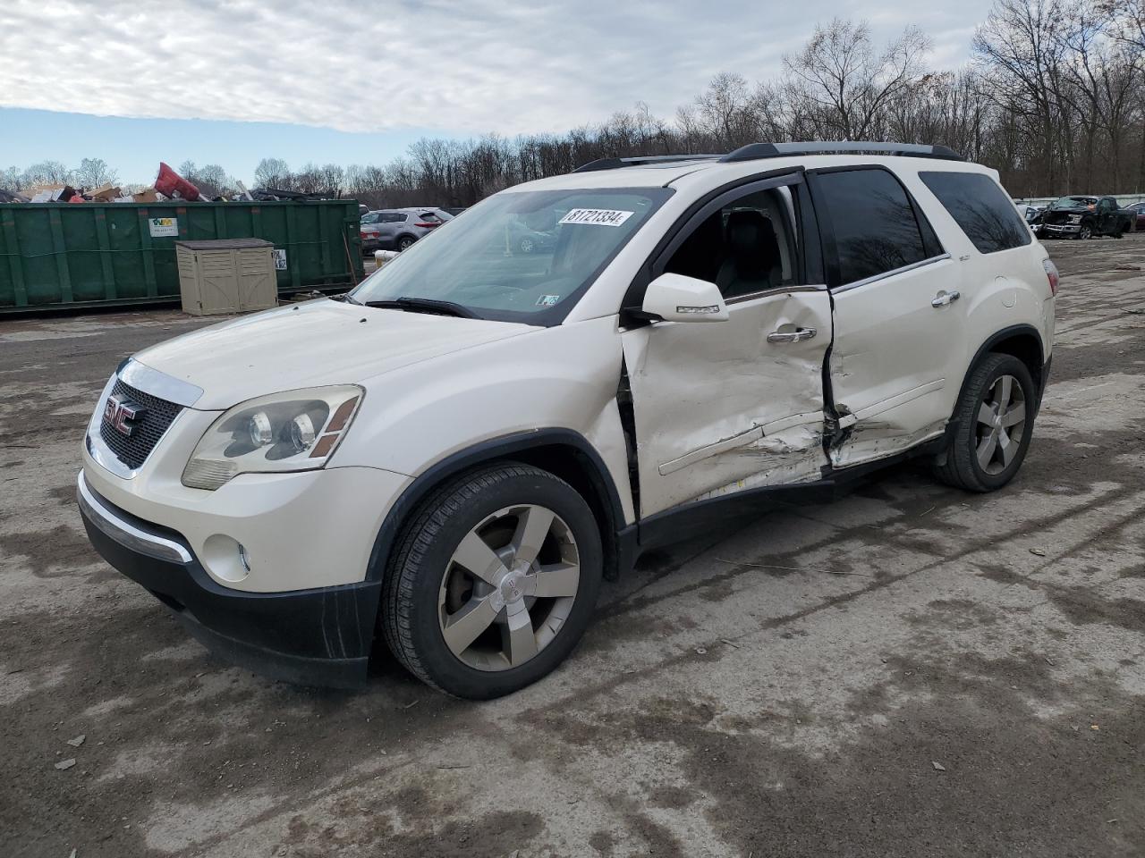 2011 GMC Acadia Slt-1 VIN: 1GKKVRED4BJ375238 Lot: 81721334