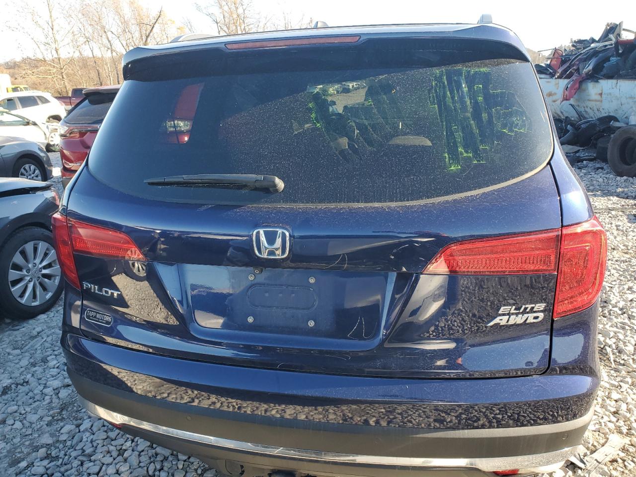 2017 Honda Pilot Elite VIN: 5FNYF6H07HB056068 Lot: 81256334