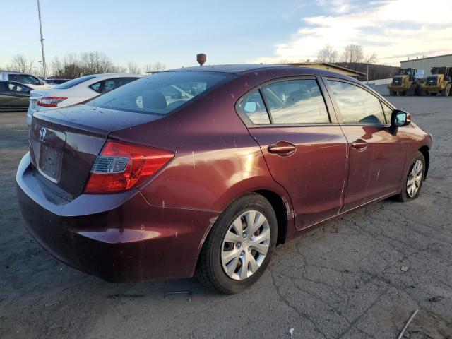  HONDA CIVIC 2012 Burgundy