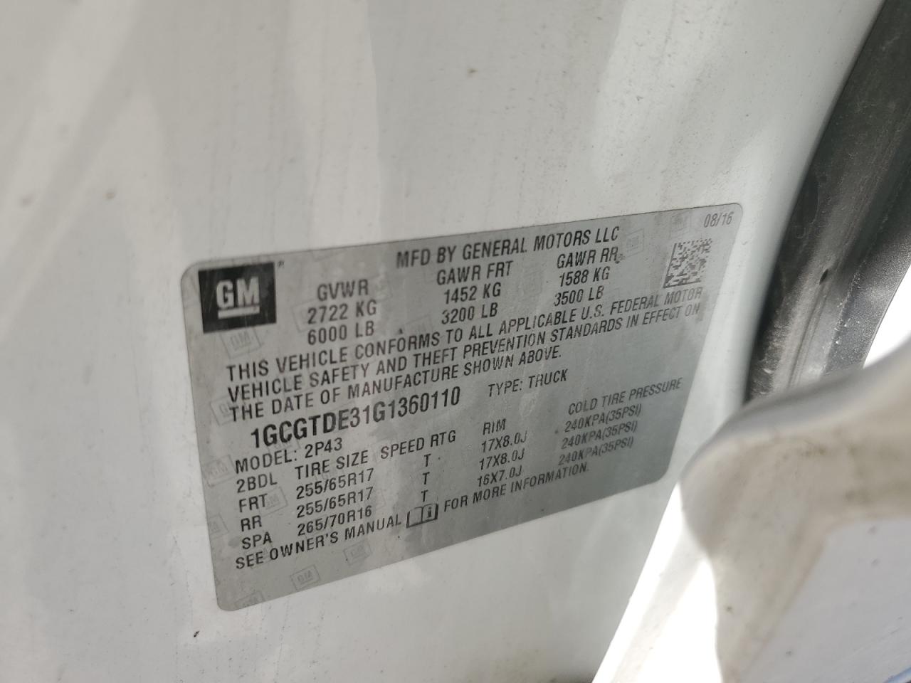 2016 Chevrolet Colorado - Image 14