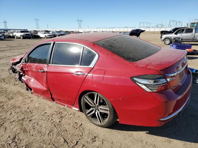  HONDA ACCORD 2016 Red