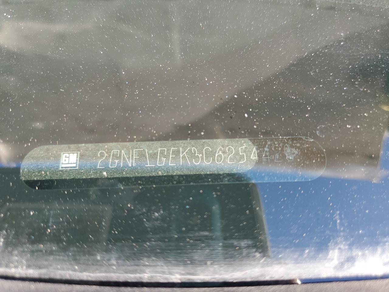 2012 Chevrolet Equinox Ltz VIN: 2GNFLGEK3C6254423 Lot: 81142954