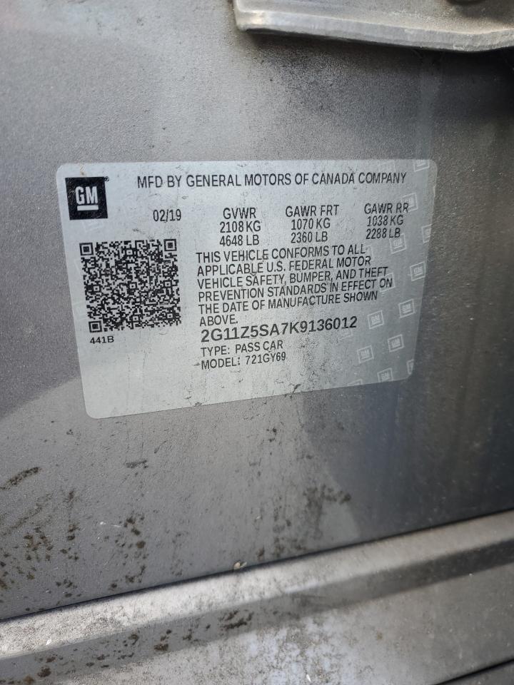 2019 Chevrolet Impala - Image 12