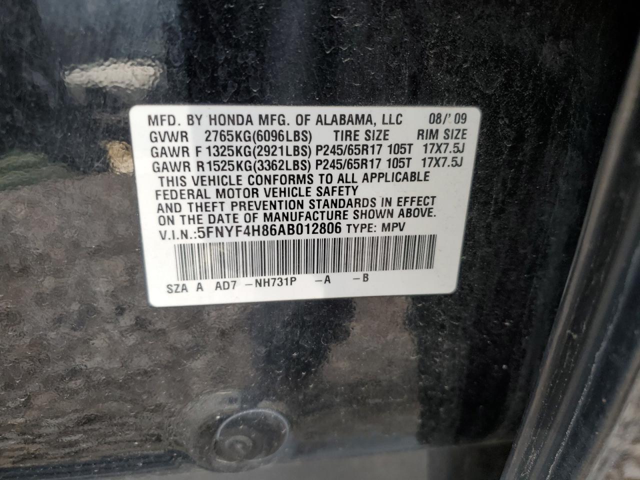 2010 Honda Pilot - Image 13