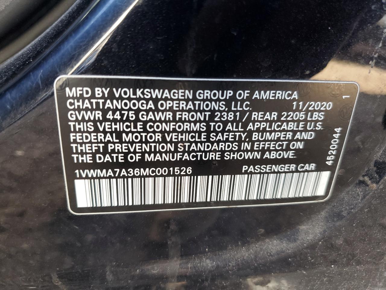2021 Volkswagen Passat - Image 12