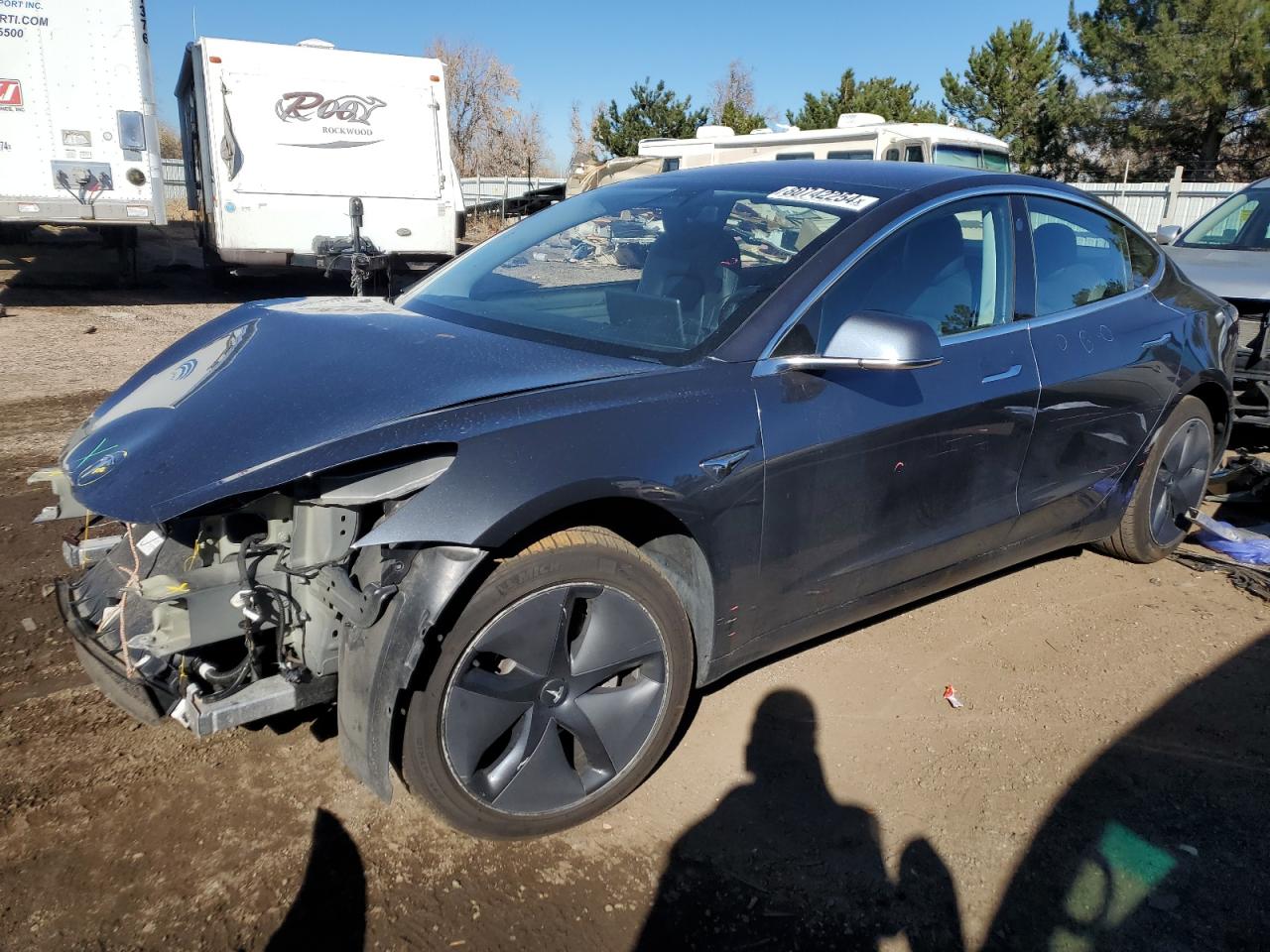 VIN 5YJ3E1EA5JF021614 2018 TESLA MODEL 3 no.1