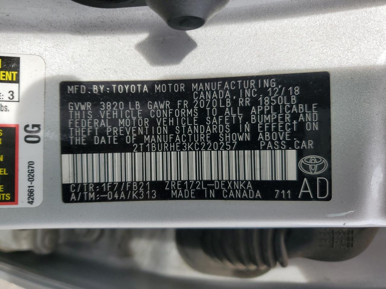 2019 Toyota Corolla - Image 12