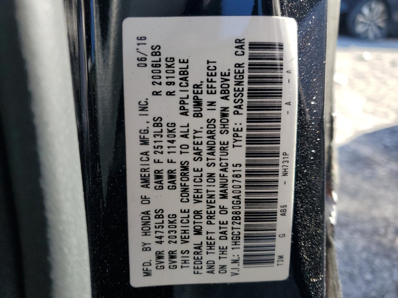 2016 Honda Accord - Image 12