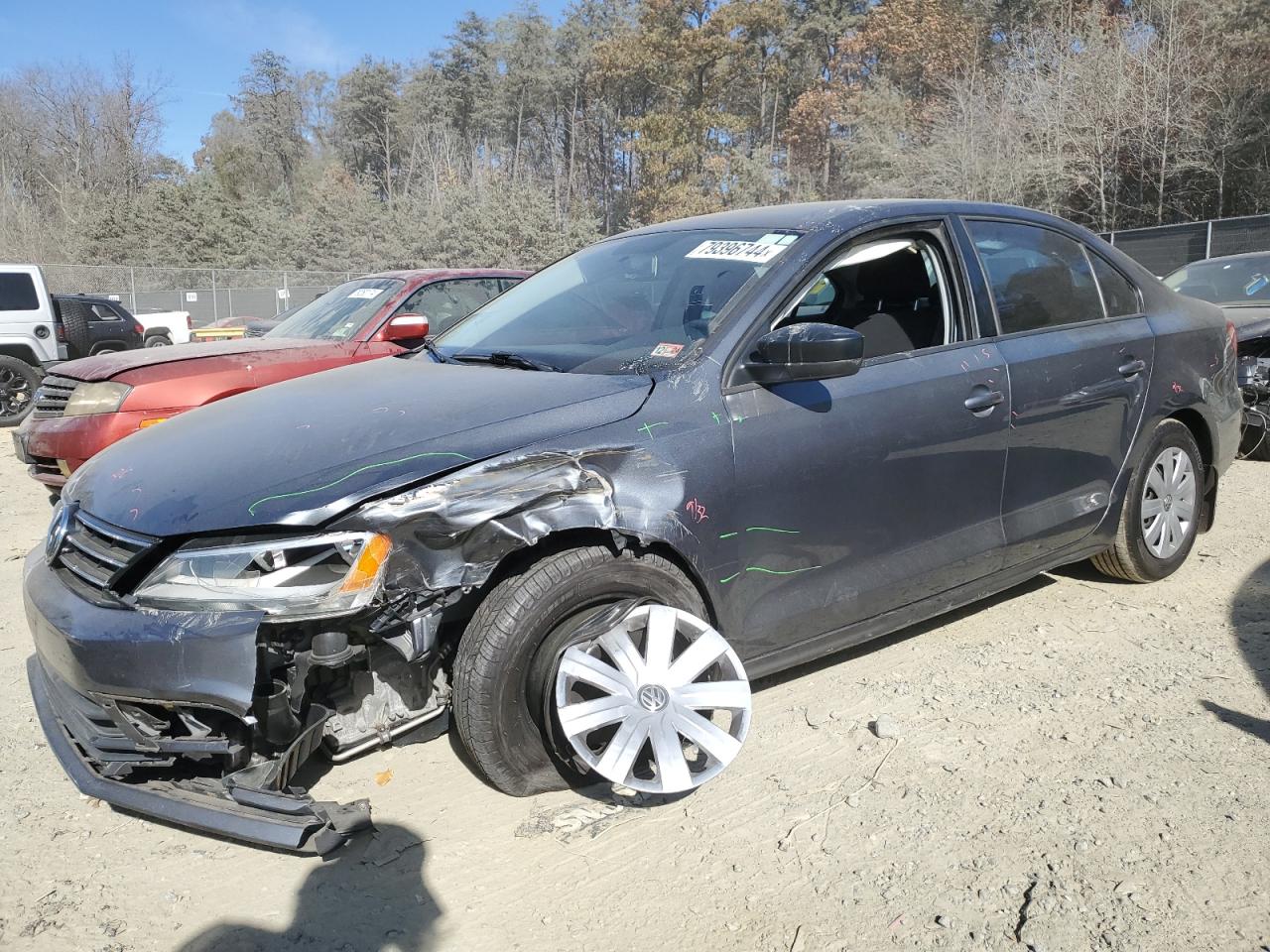 2015 Volkswagen Jetta Base VIN: 3VW2K7AJ7FM277055 Lot: 79396744