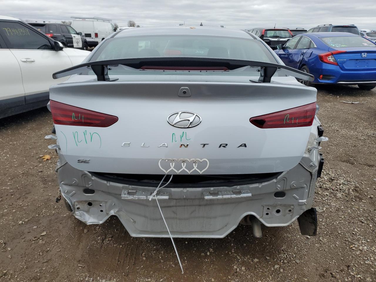 2020 Hyundai Elantra Se VIN: KMHD74LF7LU952023 Lot: 79289514