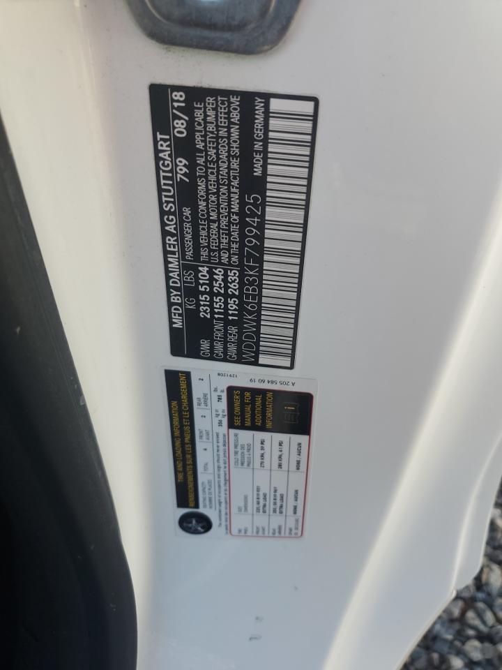 WDDWK6EB3KF799425 2019 MERCEDES-BENZ C CLASS - Image 13