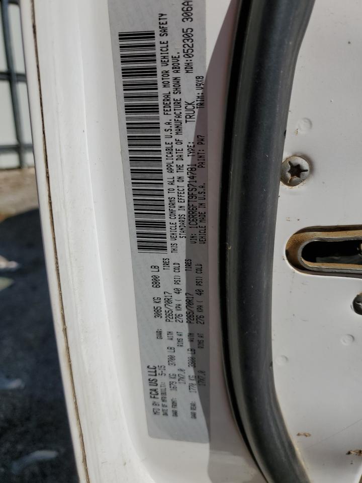 2015 Ram 1500 St VIN: 1C6RR6FT9FS714781 Lot: 79937504