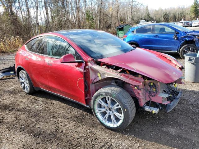  TESLA MODEL Y 2022 Красный