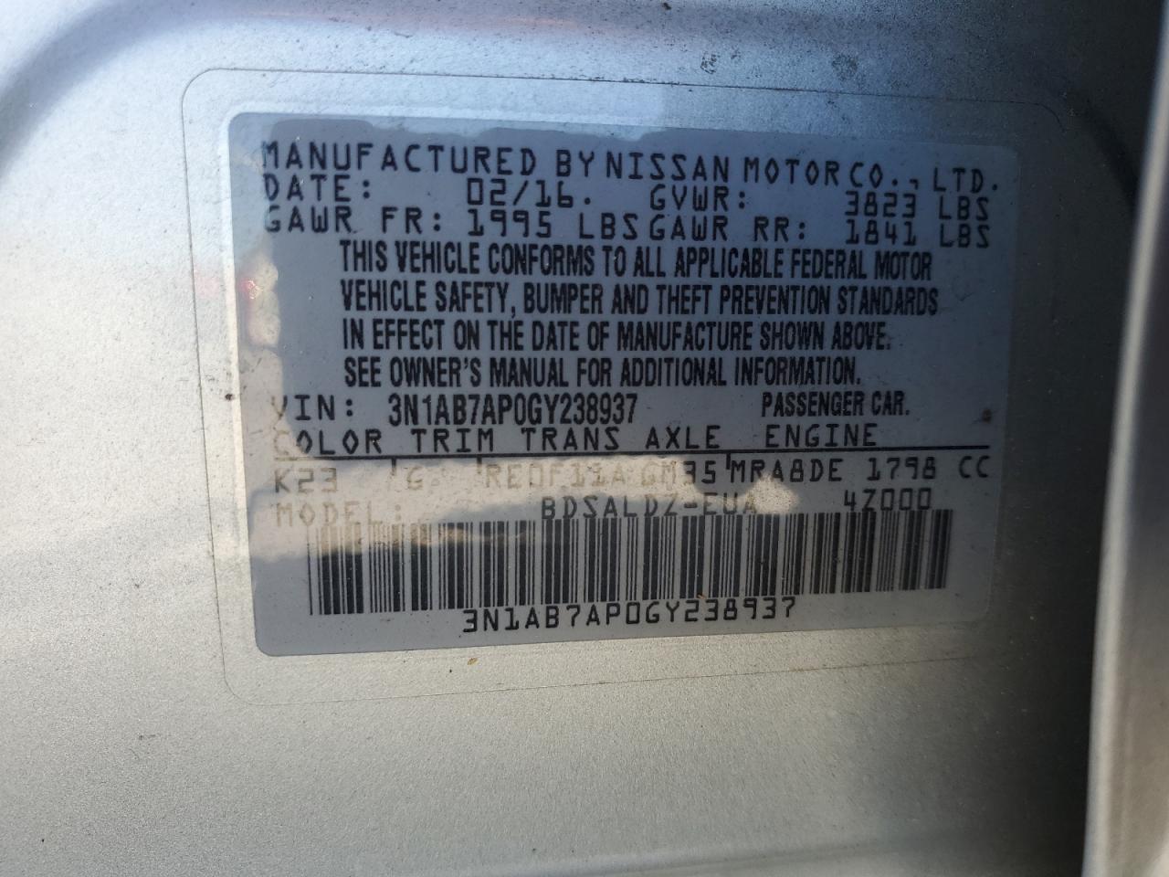 2016 Nissan Sentra - Image 13