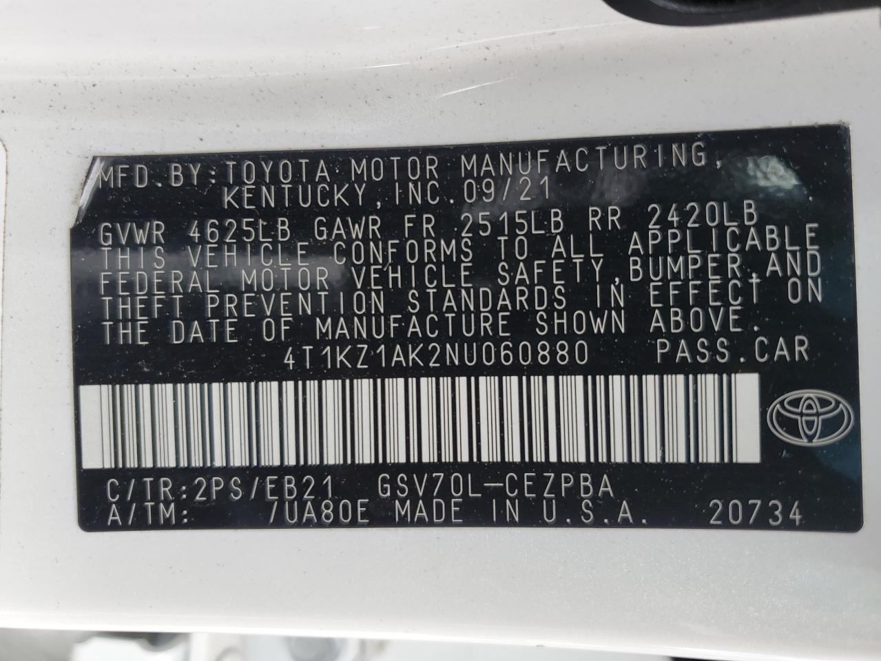 2022 Toyota Camry - Image 12