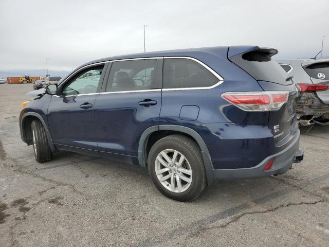  TOYOTA HIGHLANDER 2014 Granatowy