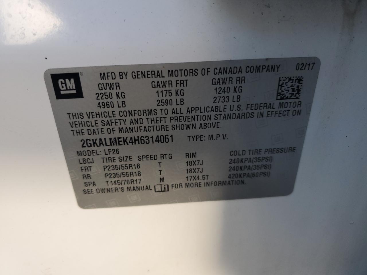2017 GMC Terrain - Image 13