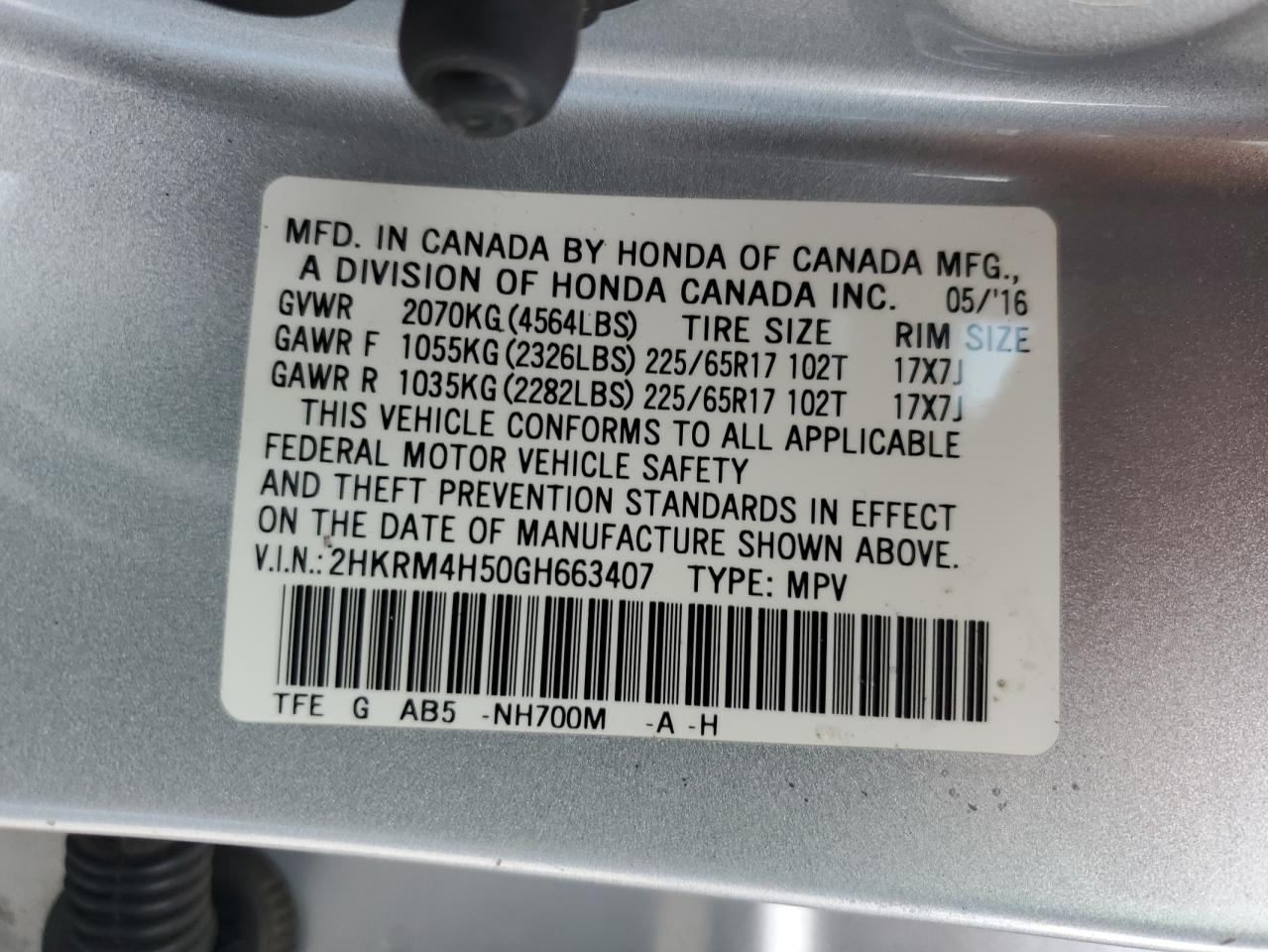 2016 Honda CR-V - Image 14