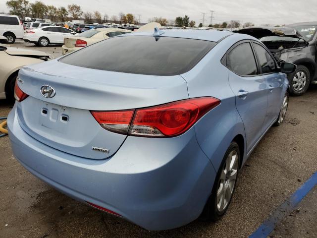  HYUNDAI ELANTRA 2012 Синий