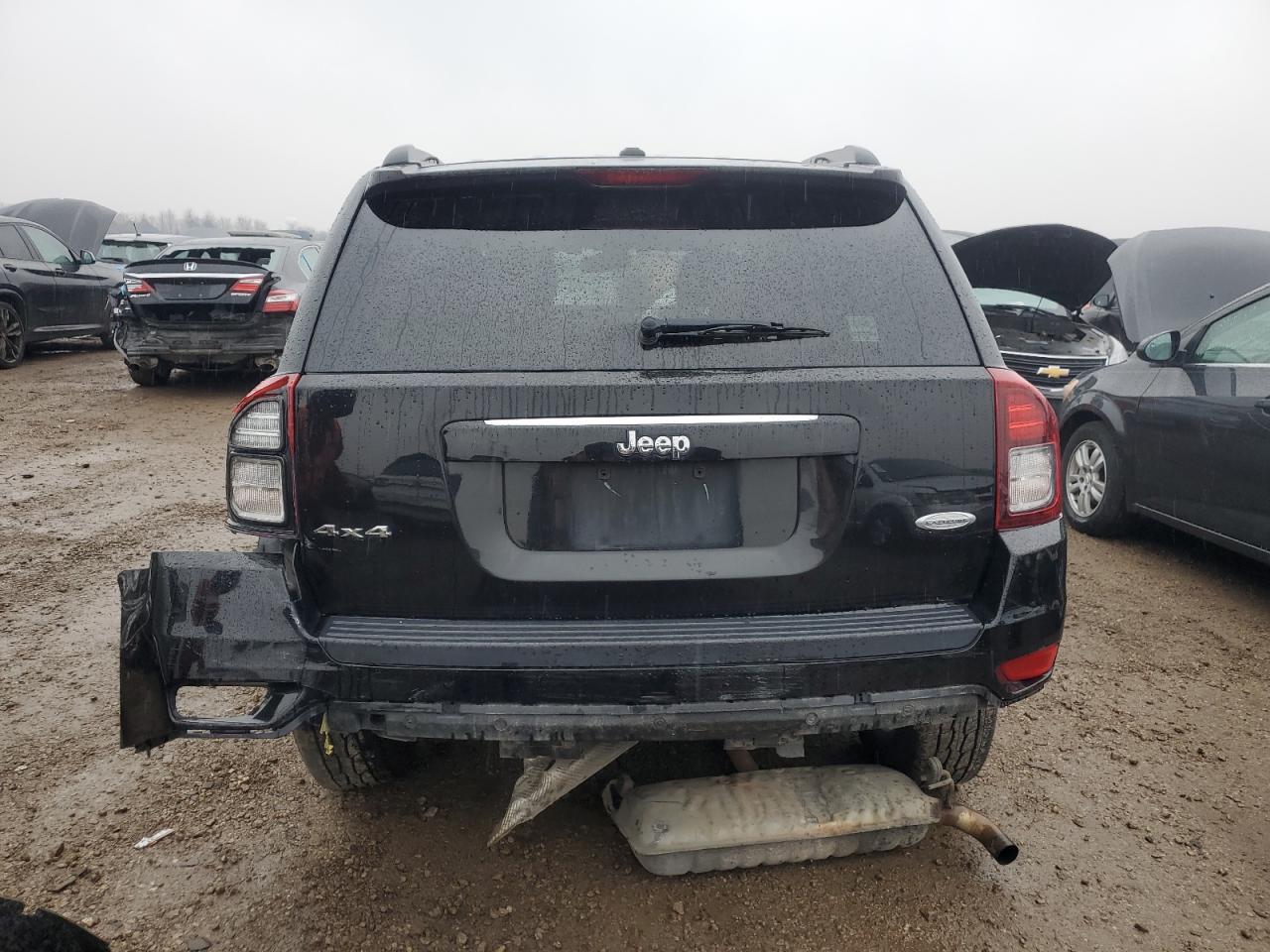 2016 Jeep Compass Latitude VIN: 1C4NJDEBXGD757253 Lot: 59417935