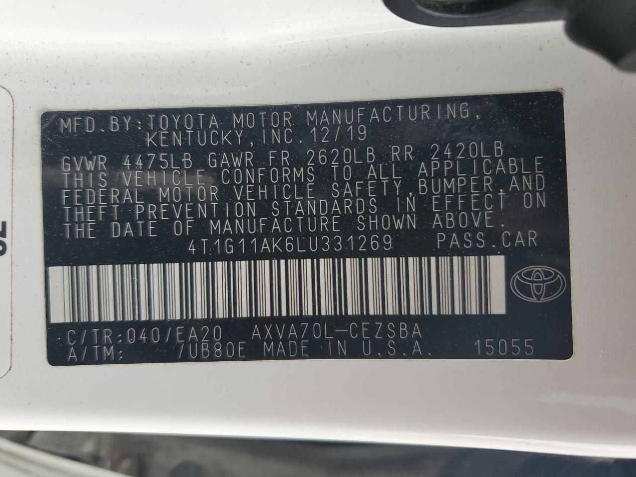 2020 Toyota Camry - Image 13