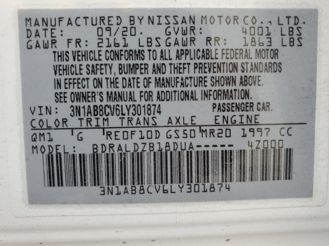 2020 Nissan Sentra - Image 12