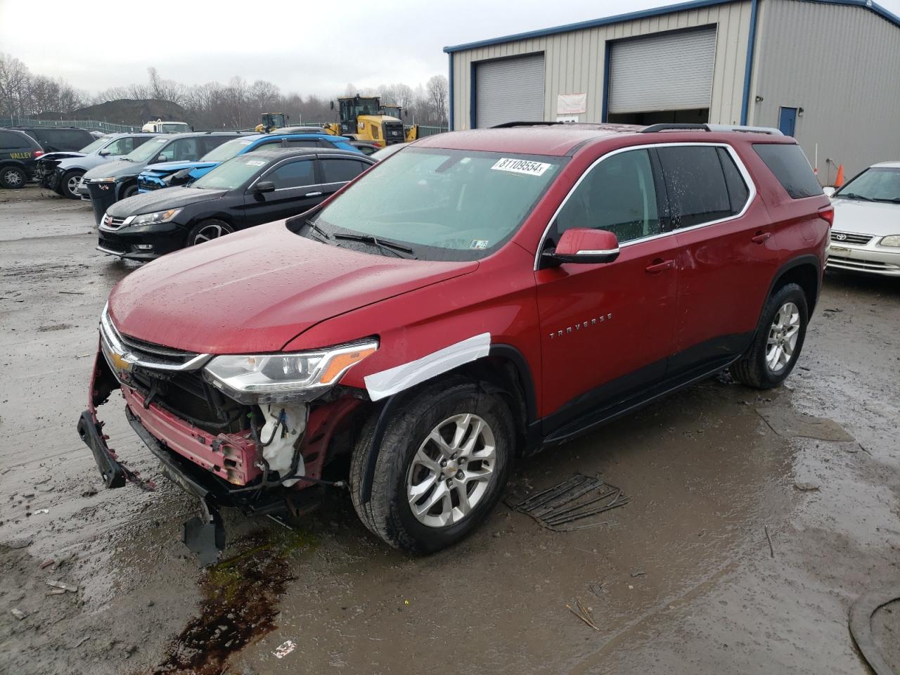 2018 Chevrolet Traverse Lt VIN: 1GNEVGKW4JJ207267 Lot: 81109554