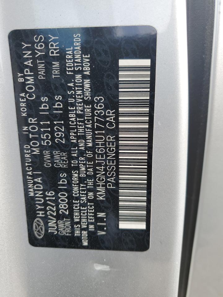 2017 Genesis G80 - Image 12