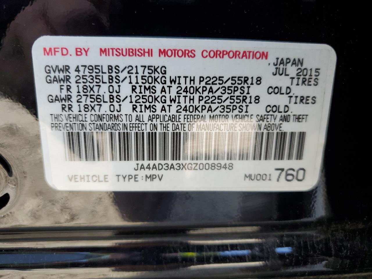 2016 Mitsubishi Outlander - Image 15