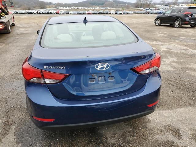  HYUNDAI ELANTRA 2016 Синий