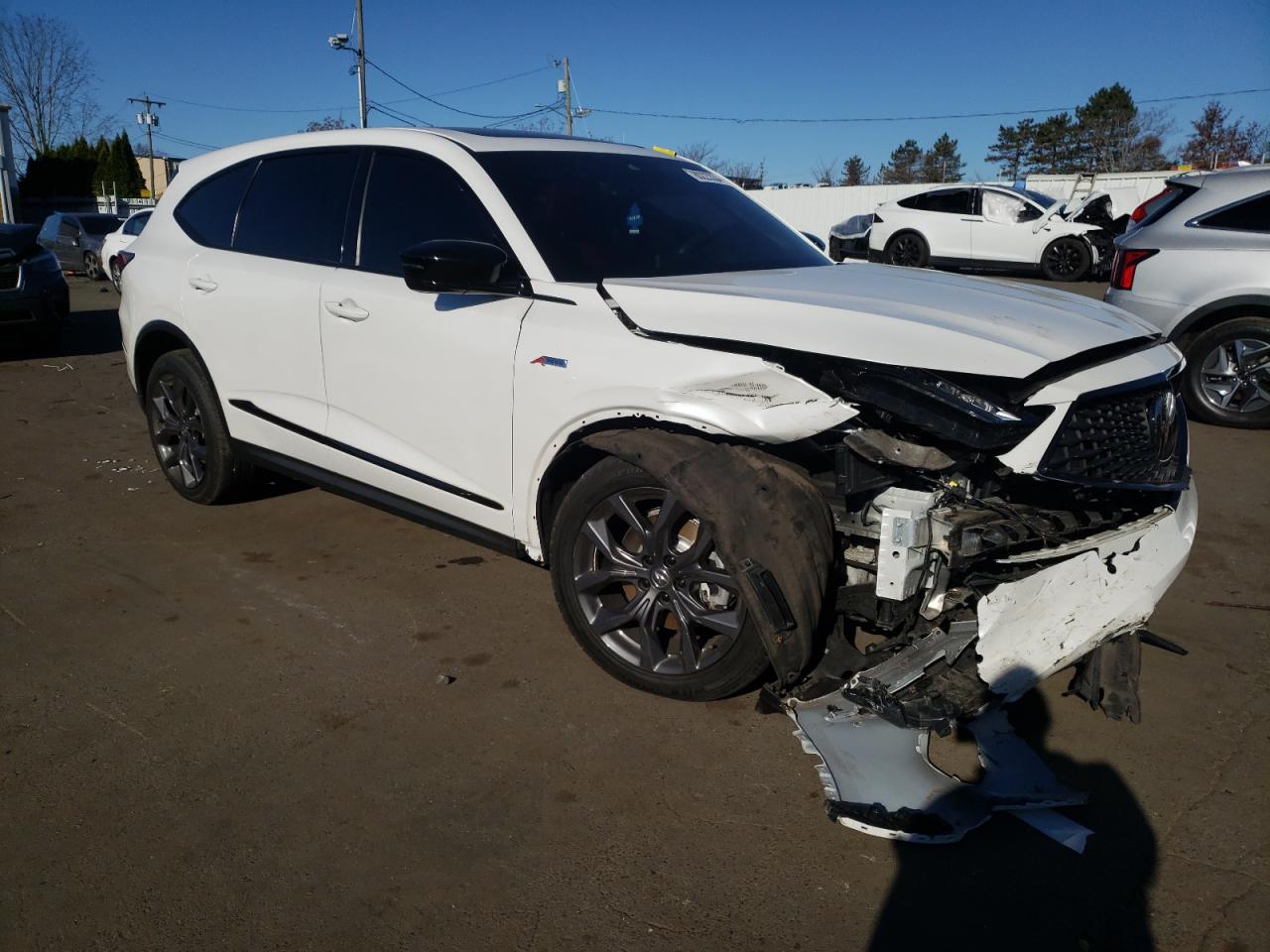 VIN 5J8YE1H00NL027947 2022 ACURA MDX no.4