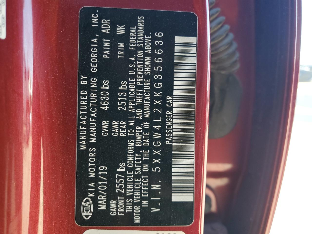2019 Kia Optima - Image 13