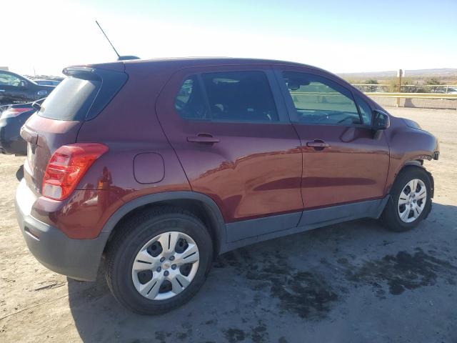 Паркетники CHEVROLET TRAX 2016 Бургунди