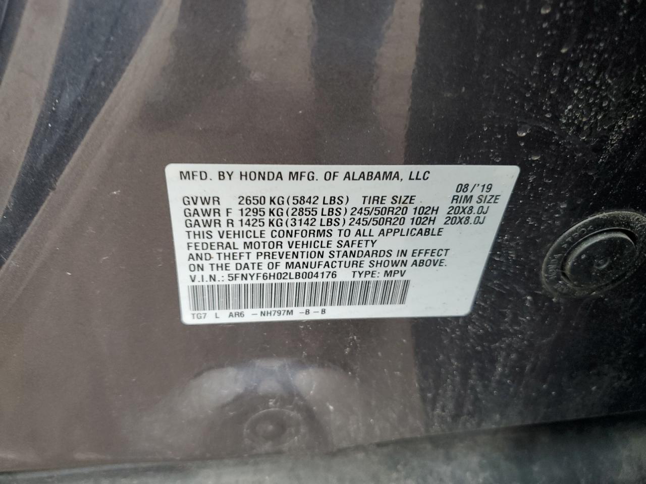 2020 Honda Pilot - Image 15