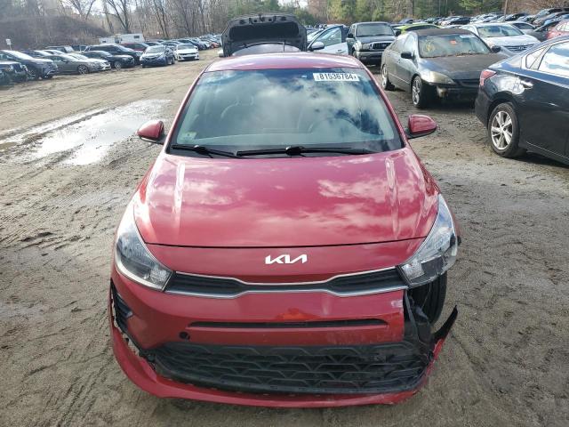  KIA RIO 2022 Красный